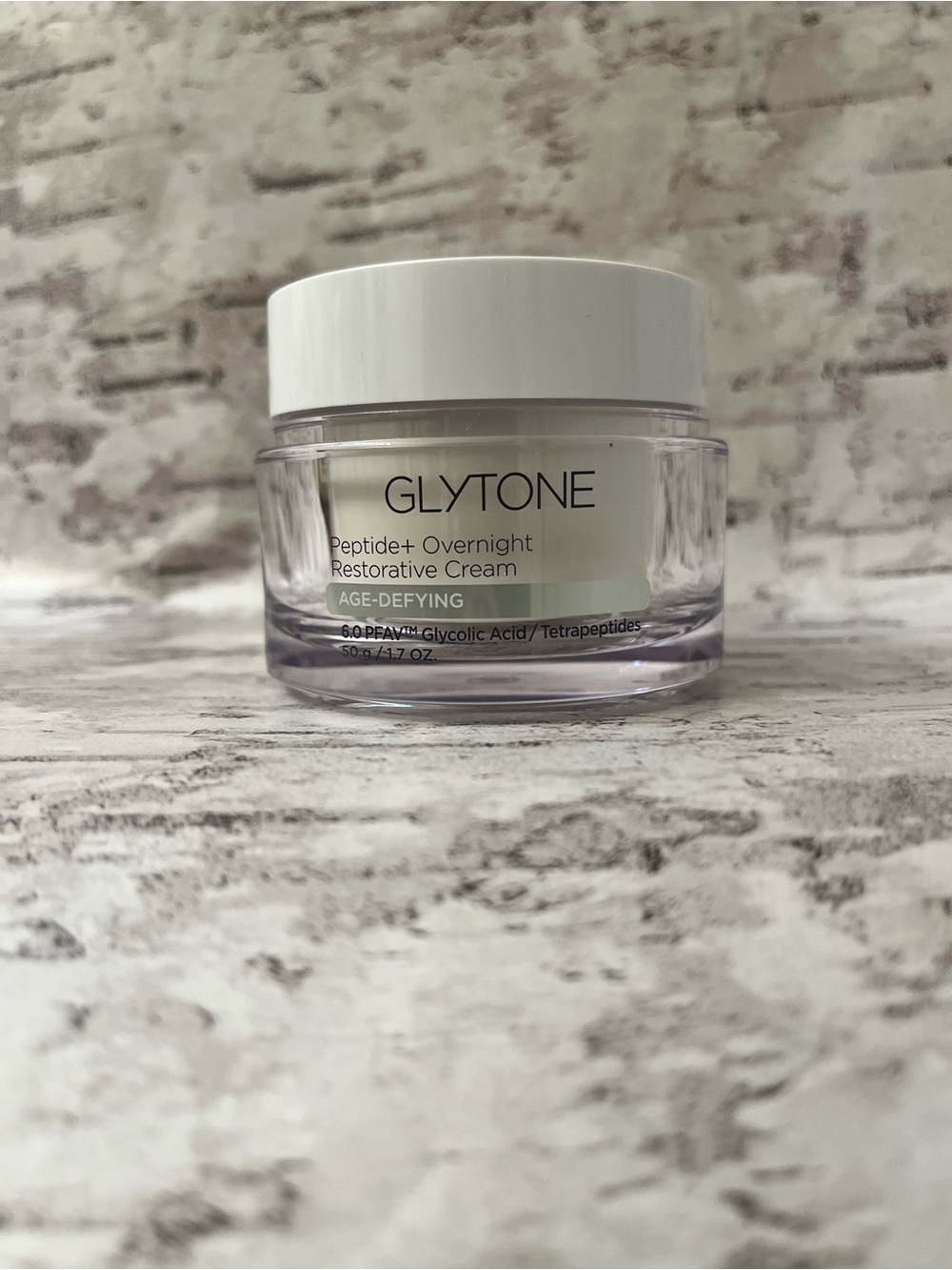 Glytone Peptide+ Overnight Restorative Cream 1.7 oz New Sealed